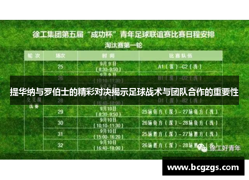 提华纳与罗伯士的精彩对决揭示足球战术与团队合作的重要性